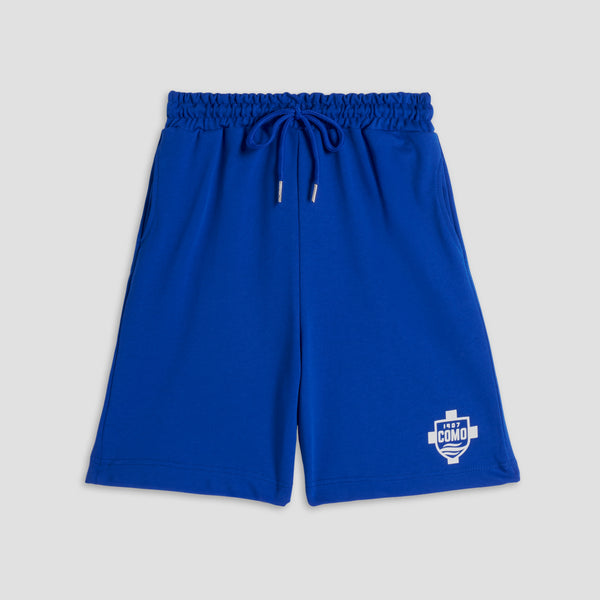 Royal Blue Cotton Shorts Como 1907 Children