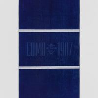 Navy White Stripes Beach Towel Como 1907