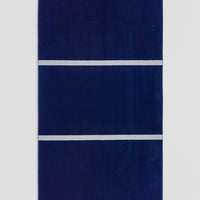 Navy White Stripes Beach Towel Como 1907