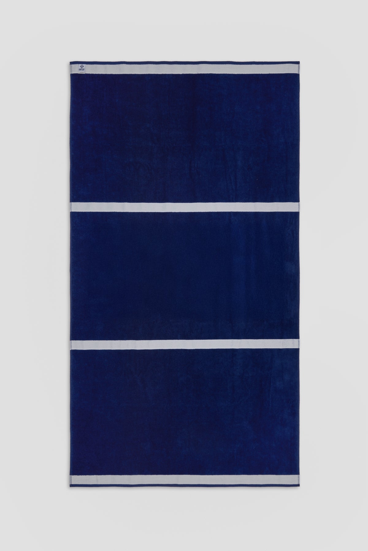 Navy White Stripes Beach Towel Como 1907