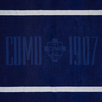 Navy White Stripes Beach Towel Como 1907