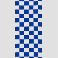 Como 1907 Royal Checkered Tubular Scarf