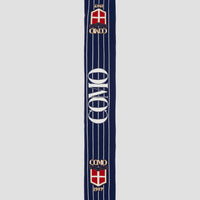 Como 1907 Tubular Scarf Stripes Crest