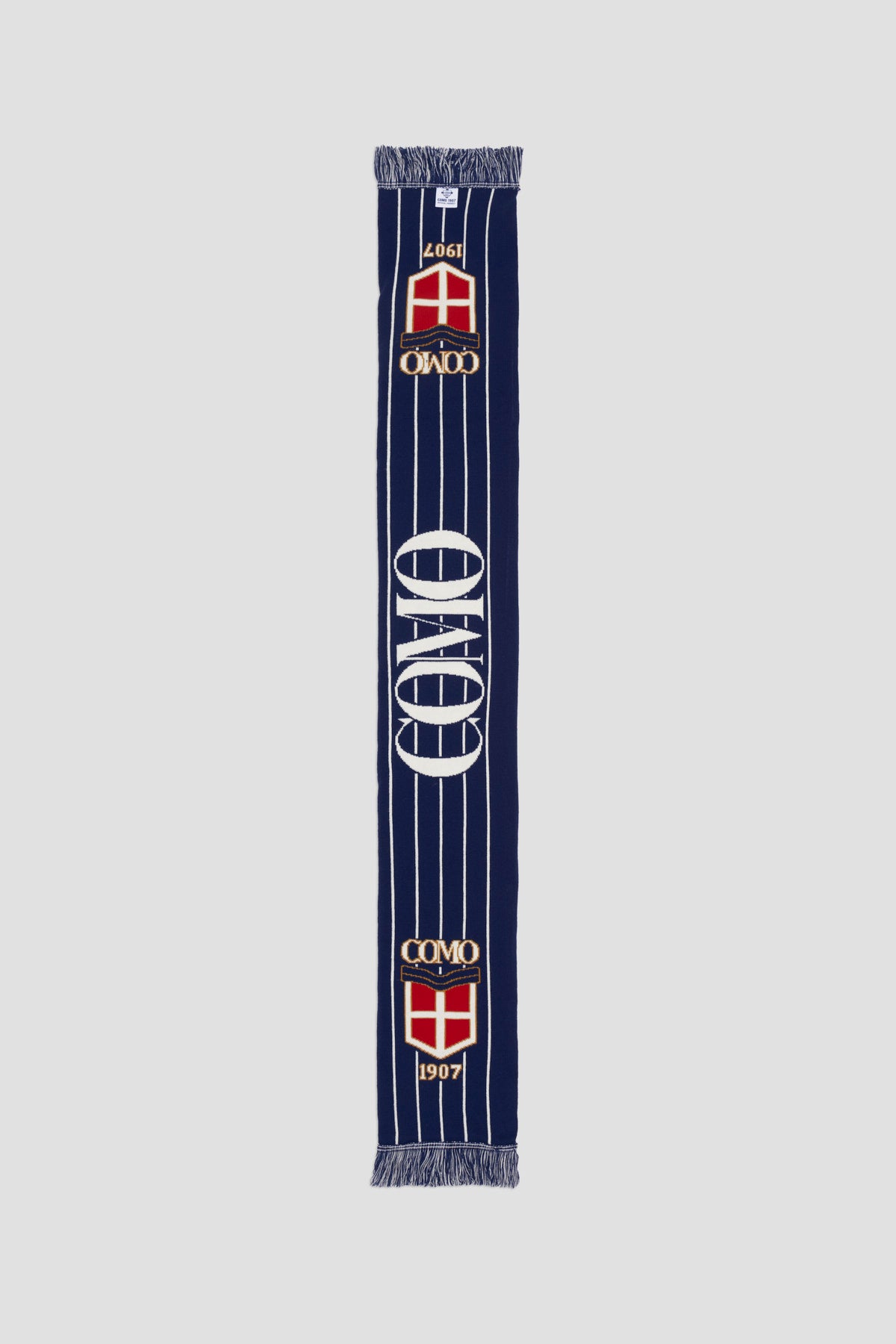 Como 1907 Tubular Scarf Stripes Crest