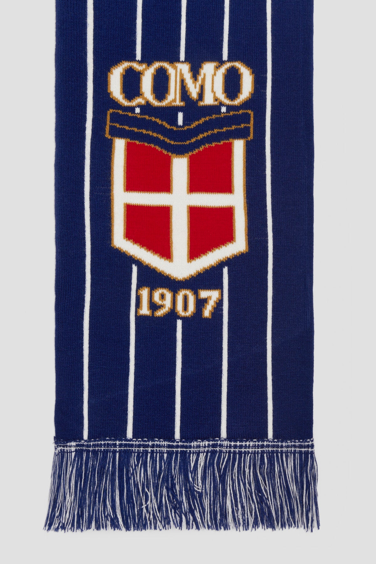 Como 1907 Tubular Scarf Stripes Crest