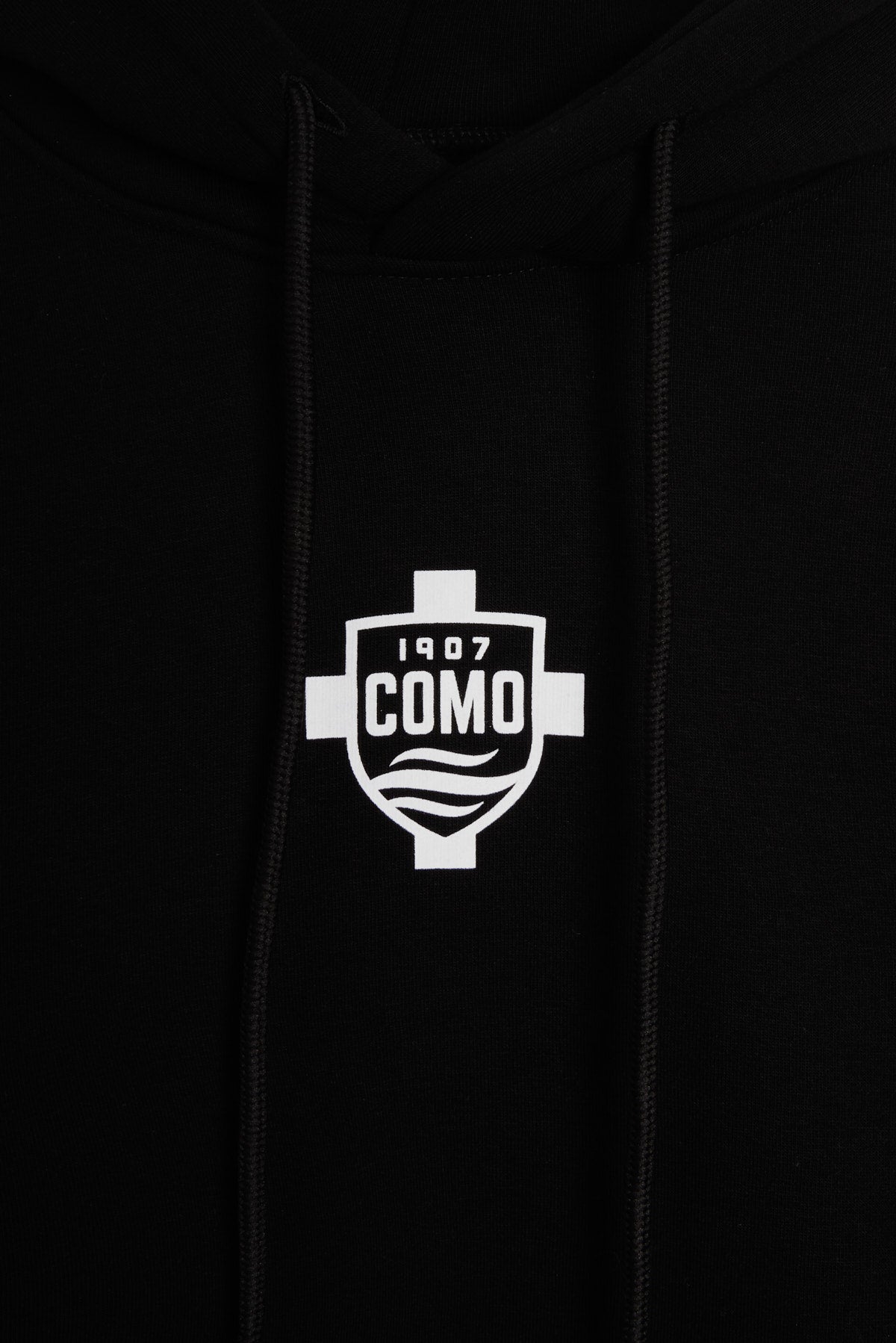 Como 1907 Crest Hoodie Black