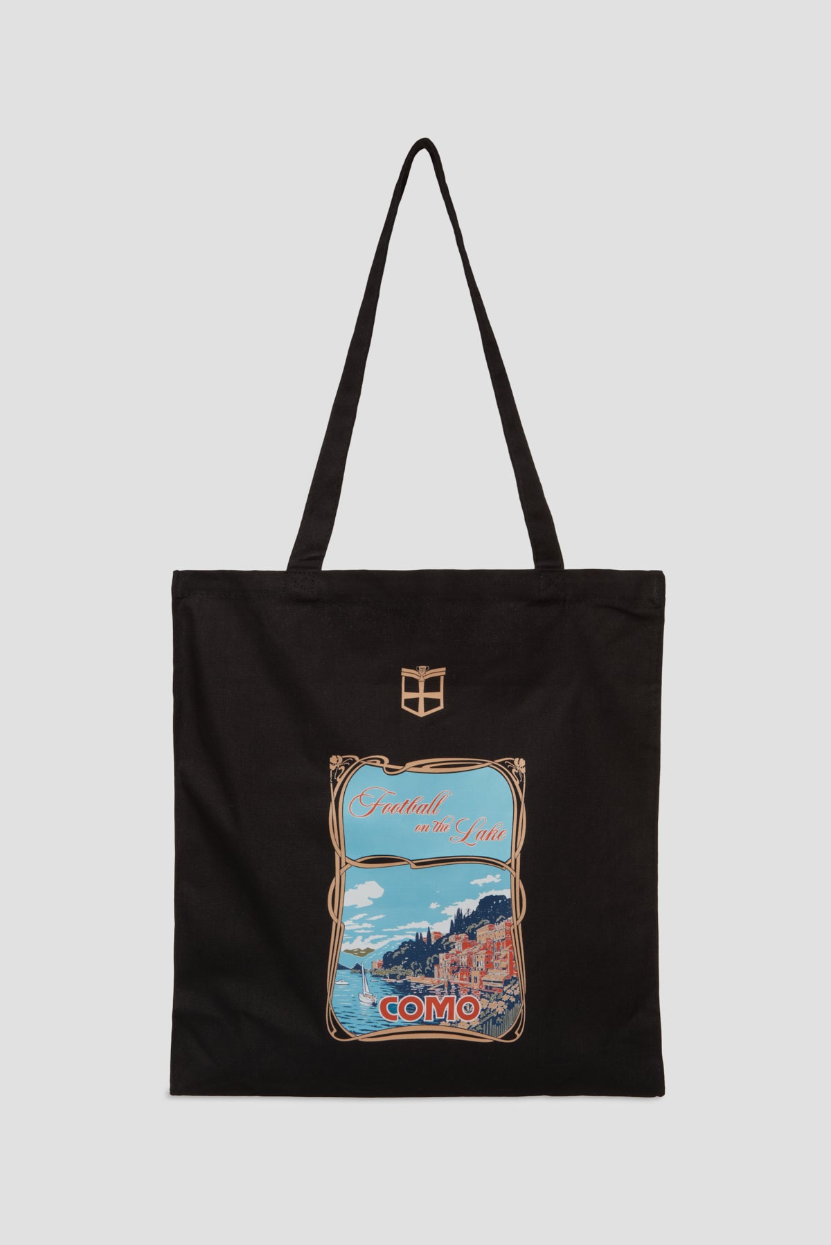 Football on the Lake Tote Bag Black