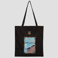 Football on the Lake Tote Bag Black