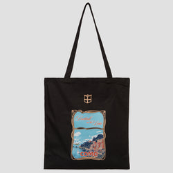 Football on the Lake Tote Bag Nero