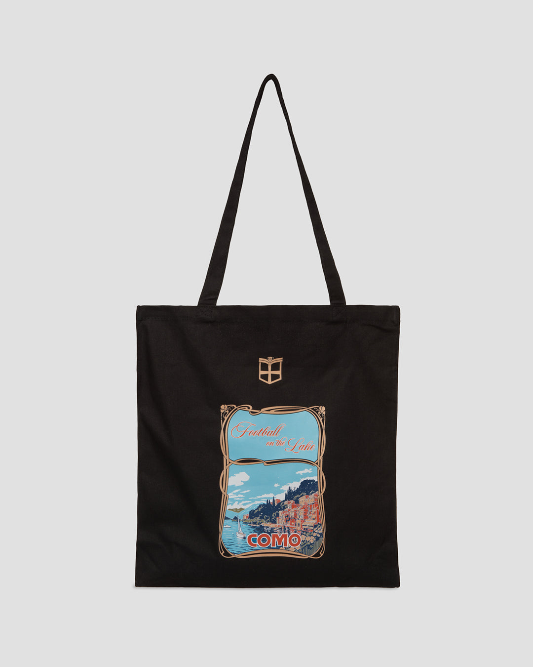 Football on the Lake Tote Bag Black