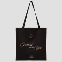 Football on the Lake Tote Bag Black