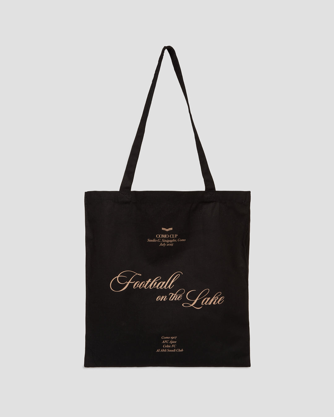 Football on the Lake Tote Bag Black