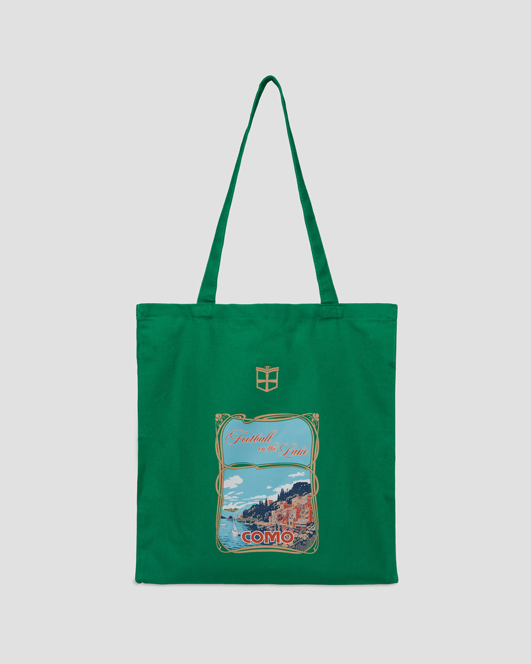 Football on the Lake Tote Bag Green