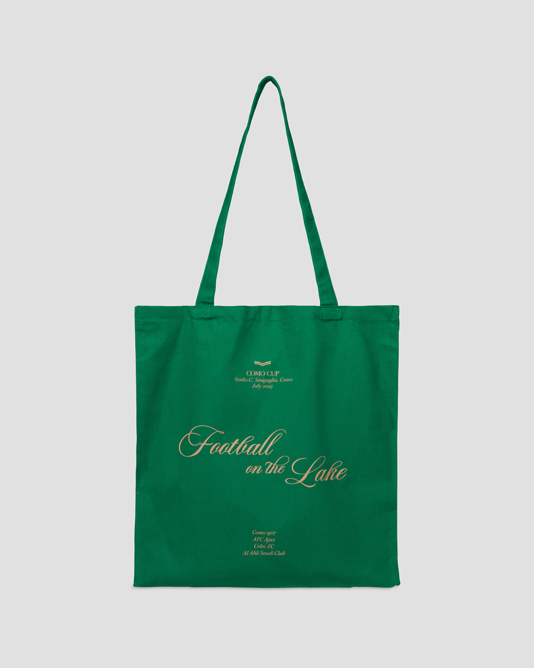 Football on the Lake Tote Bag Green