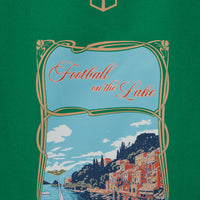 Football on the Lake Tote Bag Green