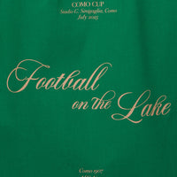 Football on the Lake Tote Bag Green