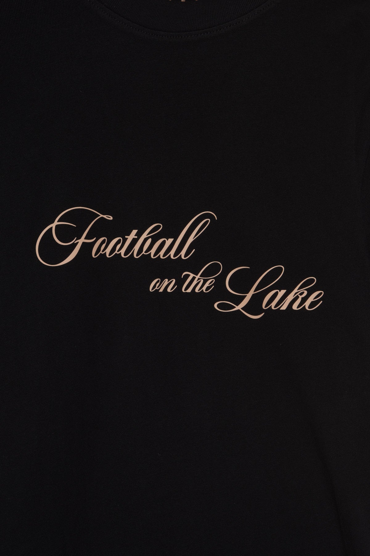 Football on the Lake T-shirt Black 