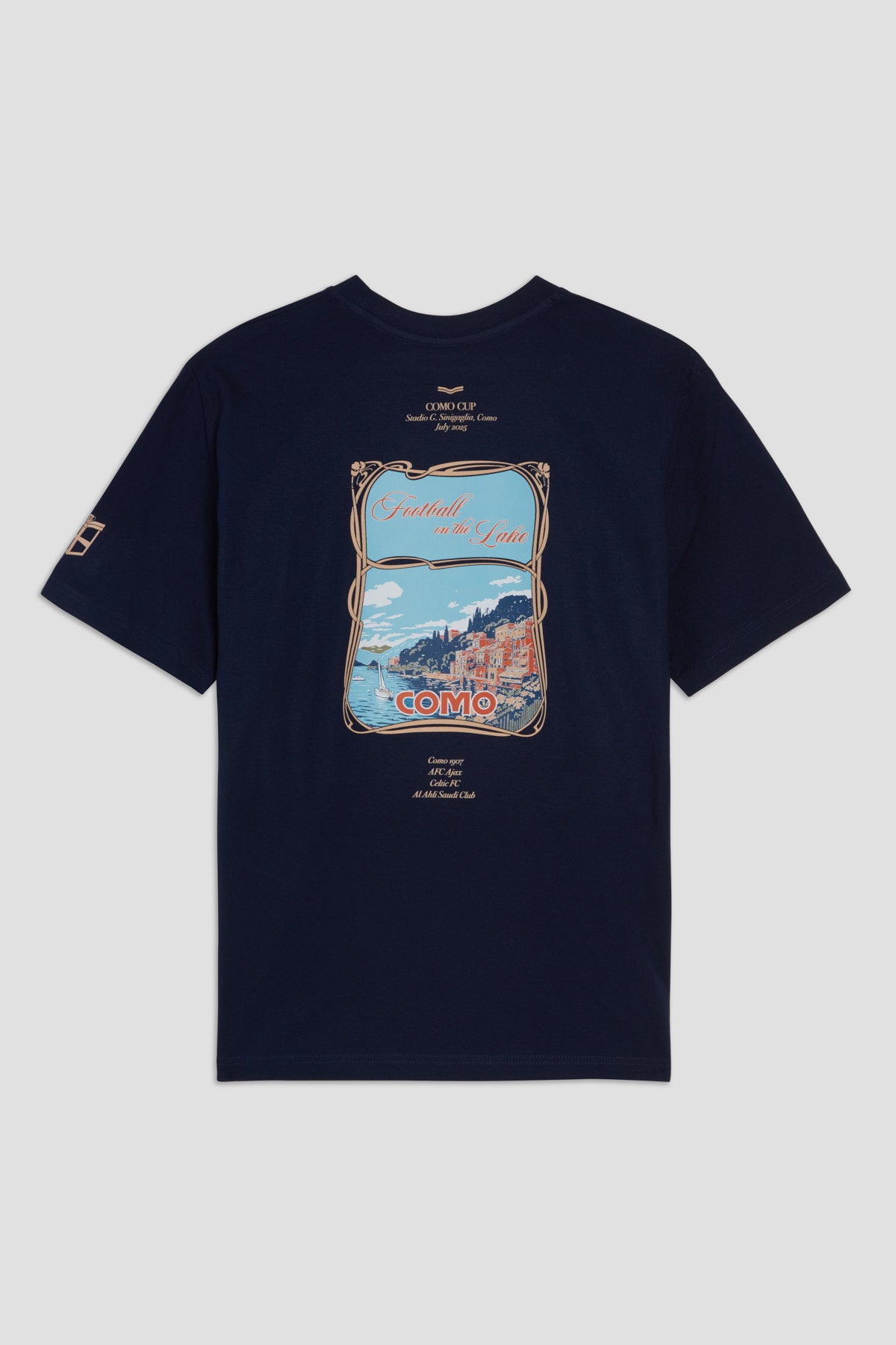 Football on the Lake T-shirt Blue Navy 