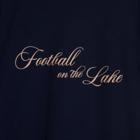 Football on the Lake T-shirt Blue Navy 