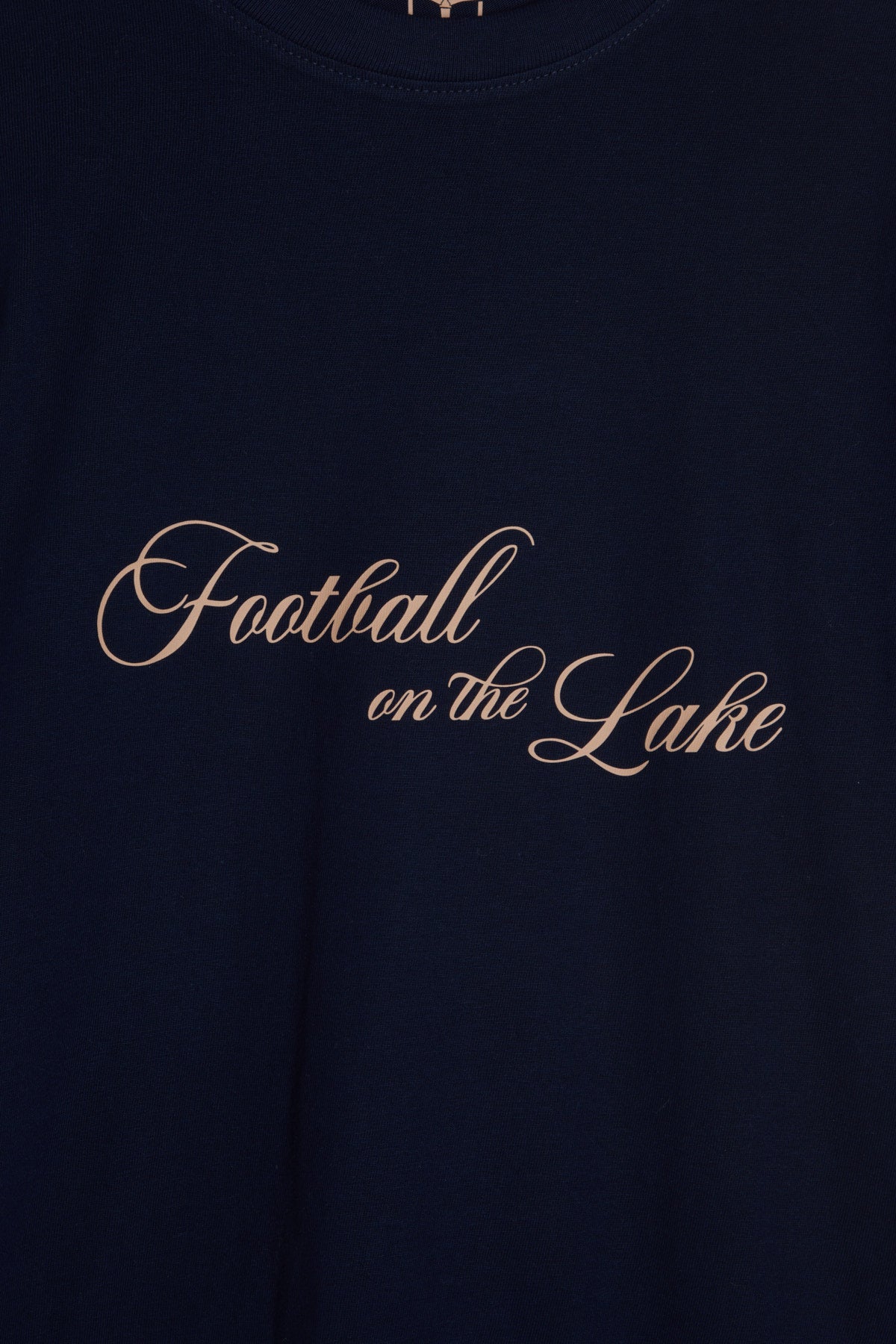Football on the Lake T-shirt Blue Navy 