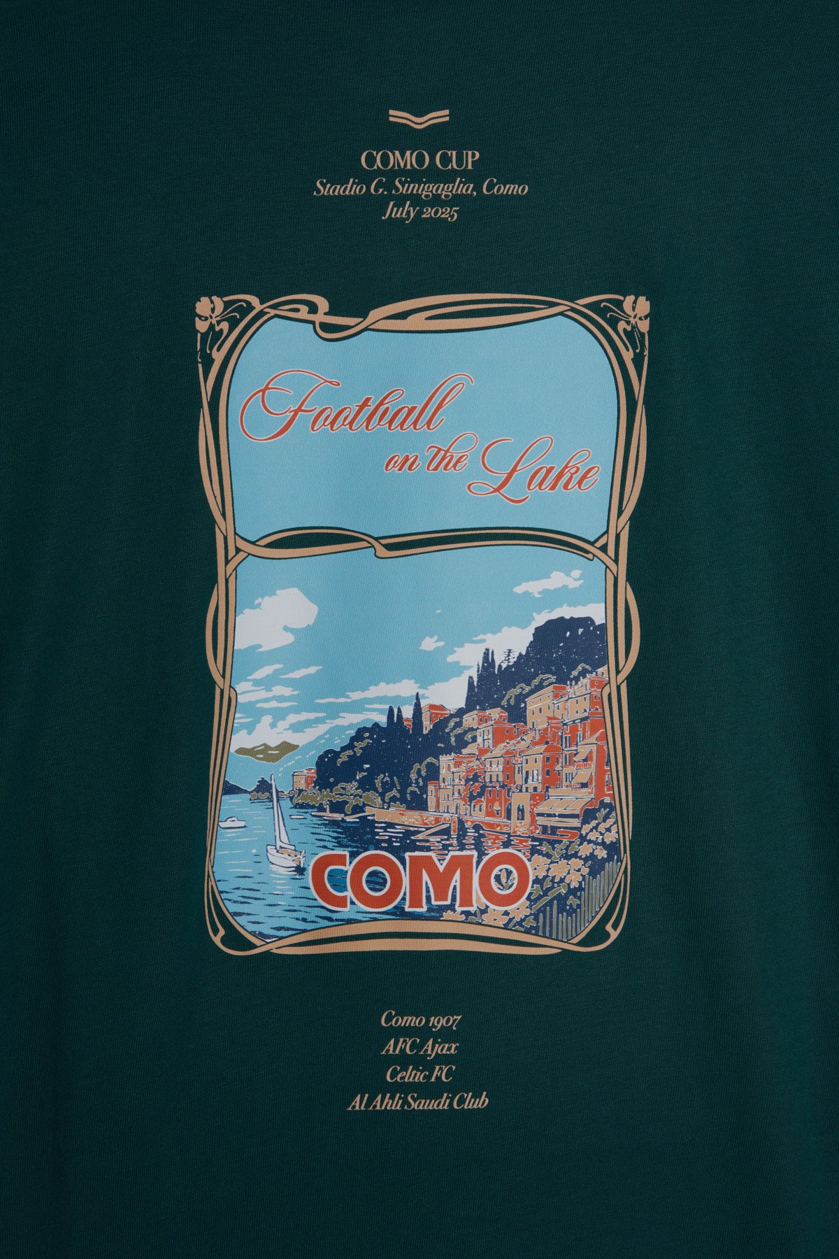 Football on the Lake T-shirt Green 