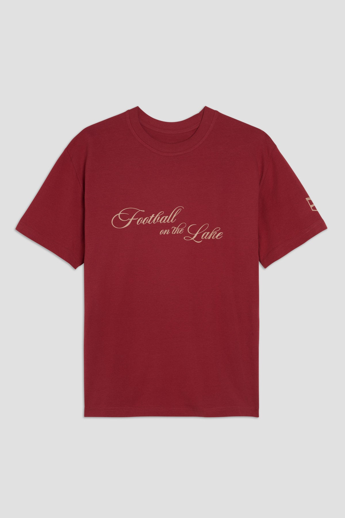 Football on the Lake T-shirt Red 
