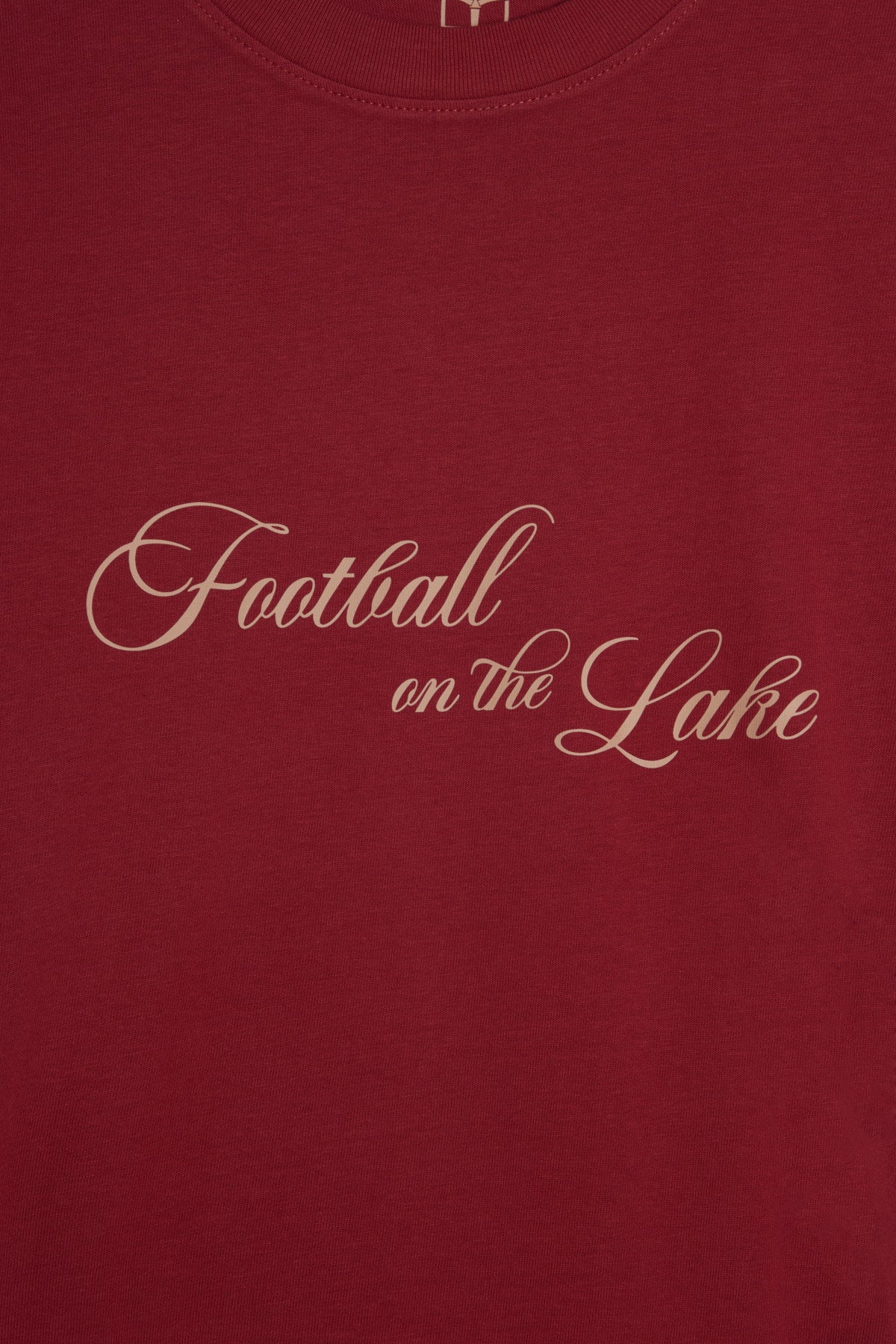 Football on the Lake T-shirt Red 