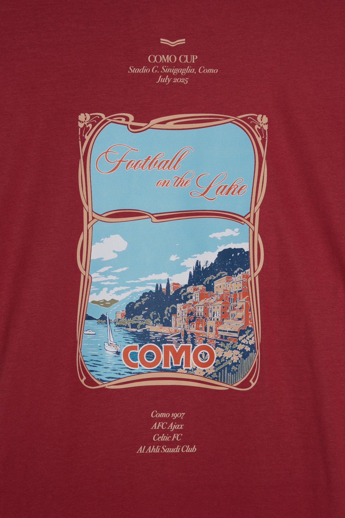 Football on the Lake T-shirt Red 