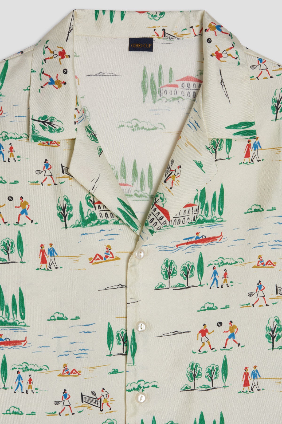 Como Cup Silk Shirt Lake & Sport