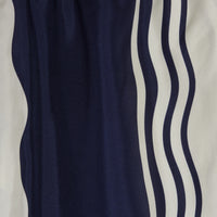 Como Cup Silk Shorts Navy Blue Waves