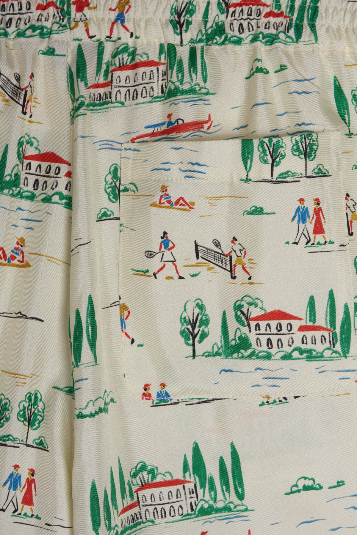 Como Cup Silk Shorts Lake & Sport