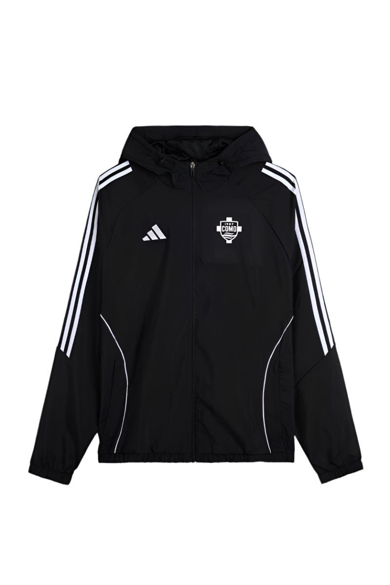 Sinigaglia Black Windproof Jacket Adidas X Como 1907