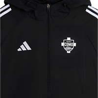 Sinigaglia Black Windproof Jacket Adidas X Como 1907