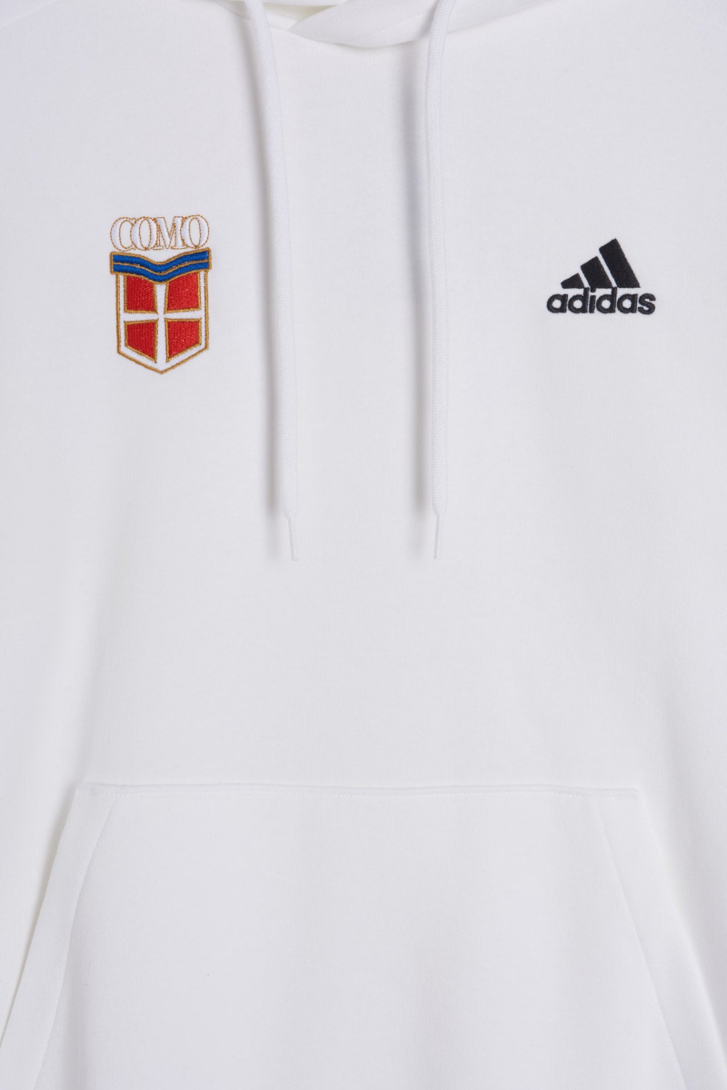 Crest White Hoodie Adidas X Como 1907 