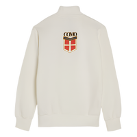 Felpa Crema Con Mezza Zip Crest Adidas X Como 1907