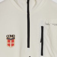 Felpa Crema Con Mezza Zip Crest Adidas X Como 1907