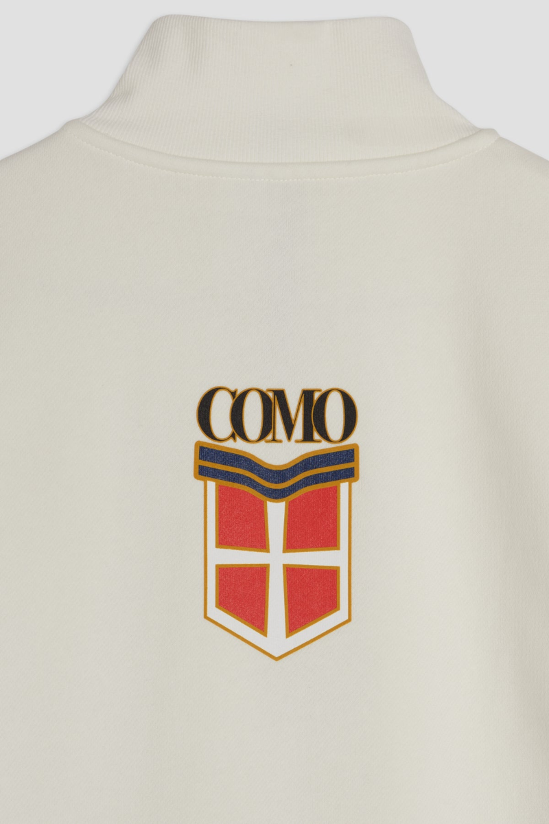 Felpa Crema Con Mezza Zip Crest Adidas X Como 1907