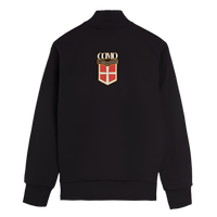 Felpa Nera Con Mezza Zip Crest Adidas X Como 1907