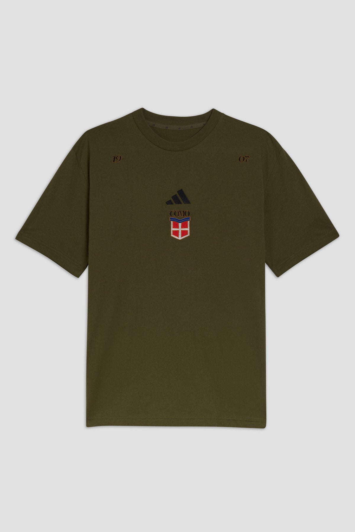 T-Shirt Uomo Verde Oliva Adidas X Como 1907