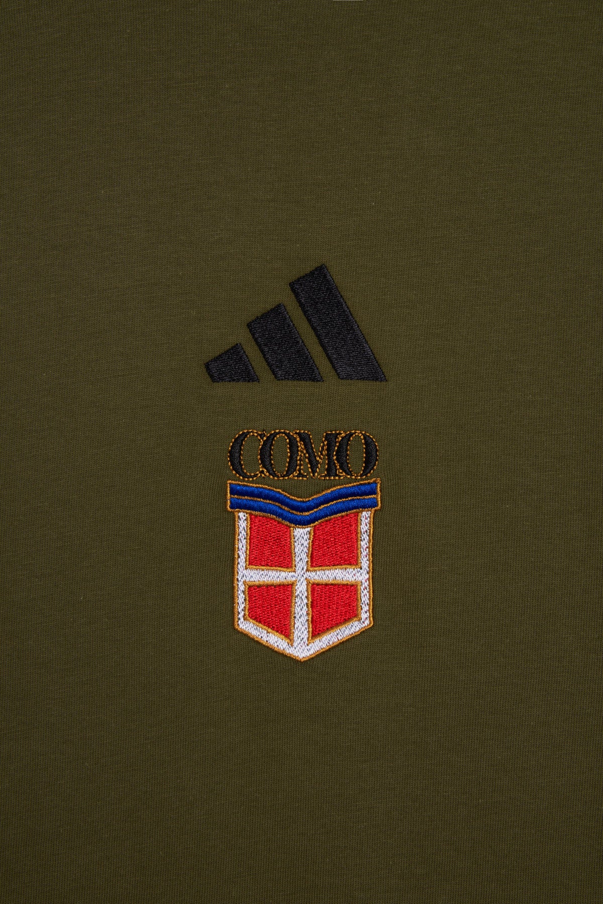 T-Shirt Uomo Verde Oliva Adidas X Como 1907