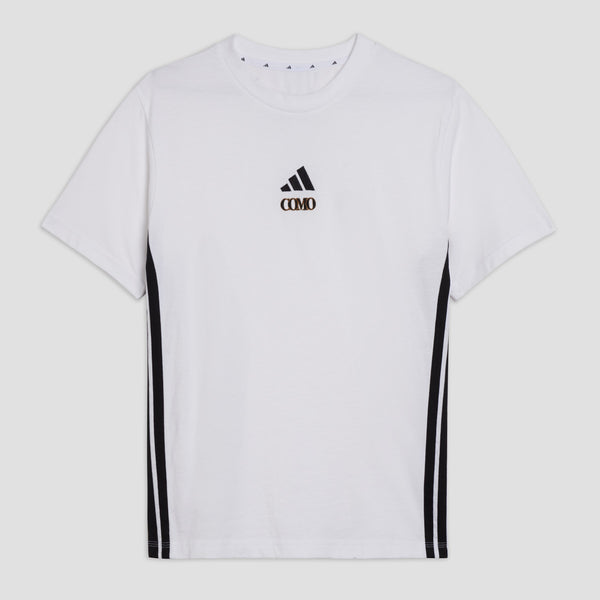 Adidas Como Crest T-Shirt Da Donna Bianca