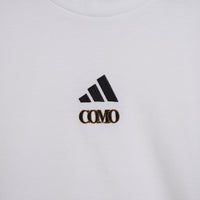 Adidas X Como 1907 T-Shirt Donna Logo Bianca
