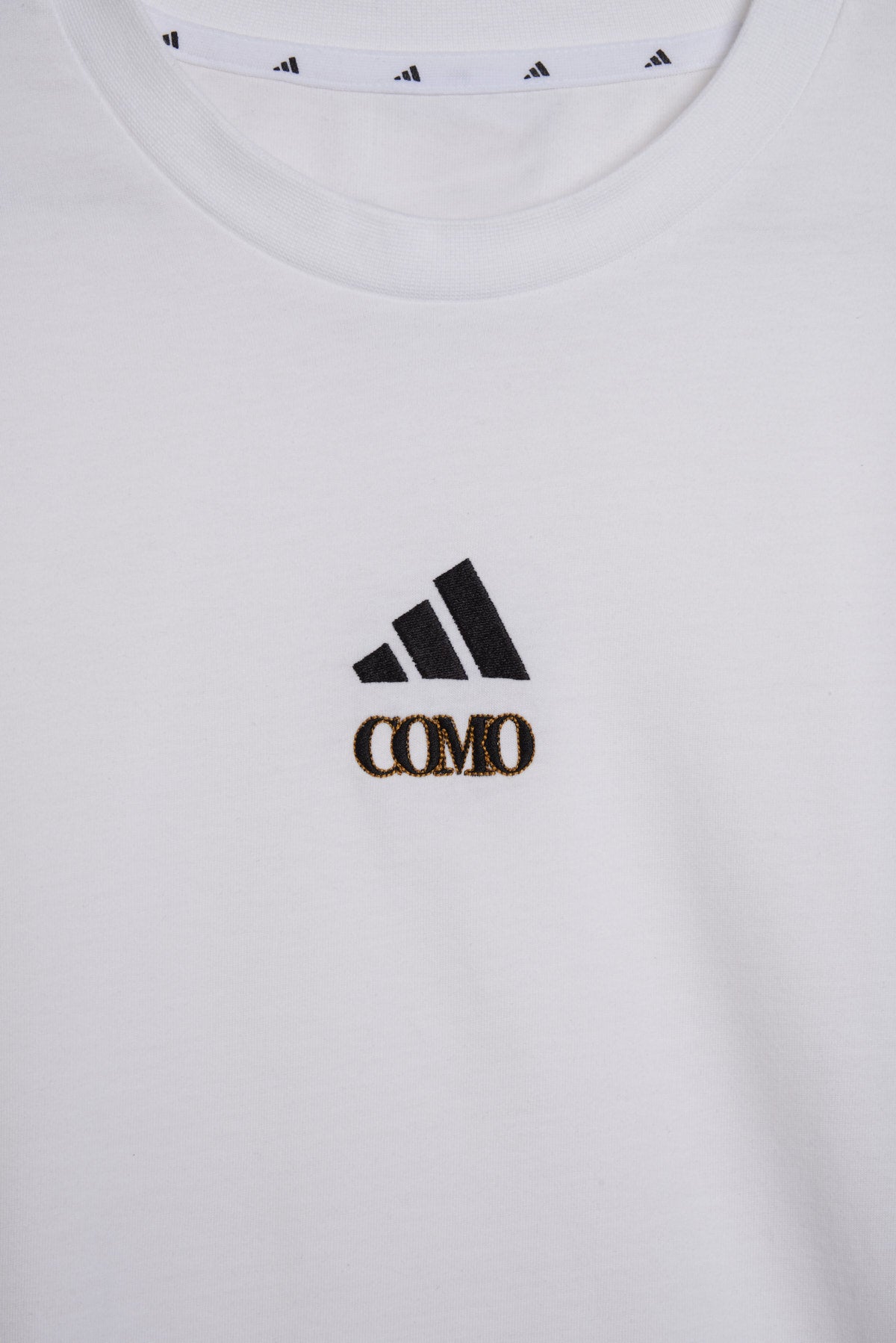Adidas X Como 1907 T-Shirt Donna Logo Bianca