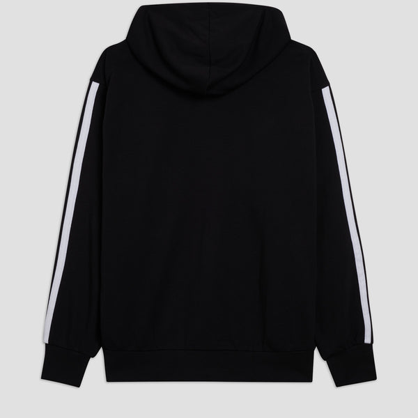 Adidas Como Crest Hoodie Black