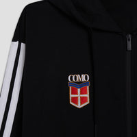 Adidas X Como 1907 Felpa Con Zip Intera Nera