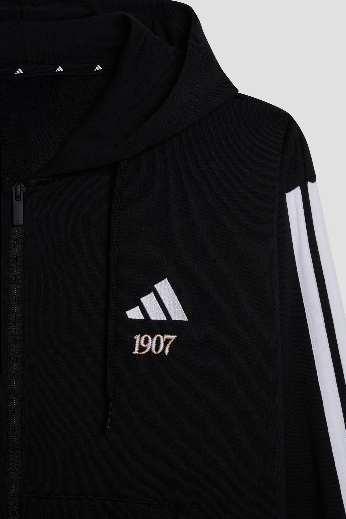Adidas X Como 1907 Felpa Con Zip Intera Nera