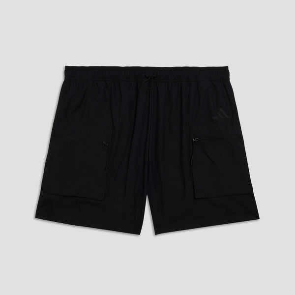 Adidas Como Crest Cargo Shorts Black