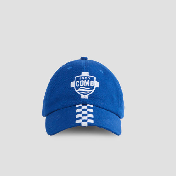 Como 1907 Baseball Cap Scacchi Blu Royal