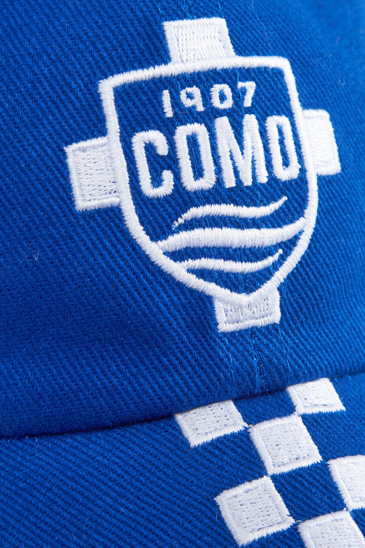 Como 1907 Baseball Cap Chess Royal Blue