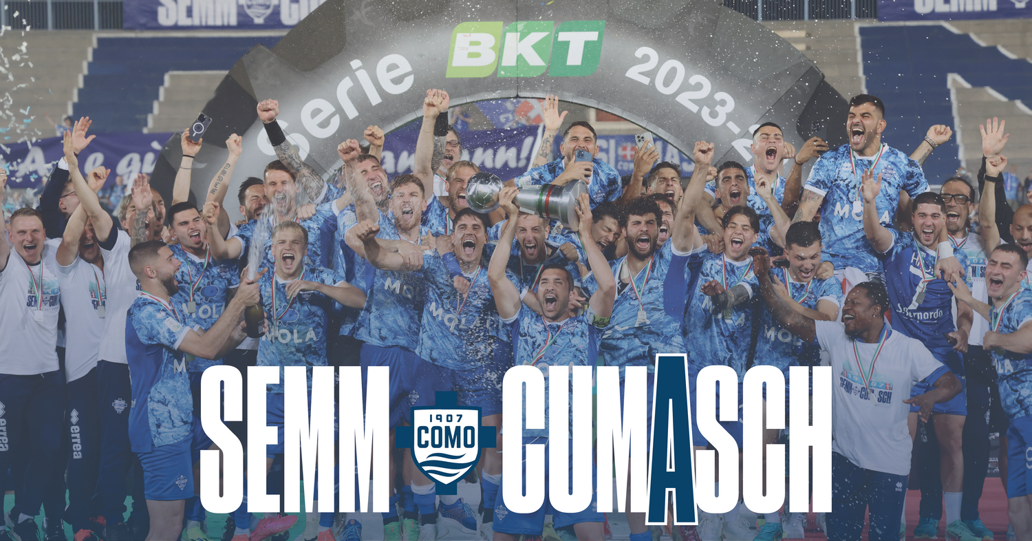 Il kit del Como 1907 Stagione 2023/24